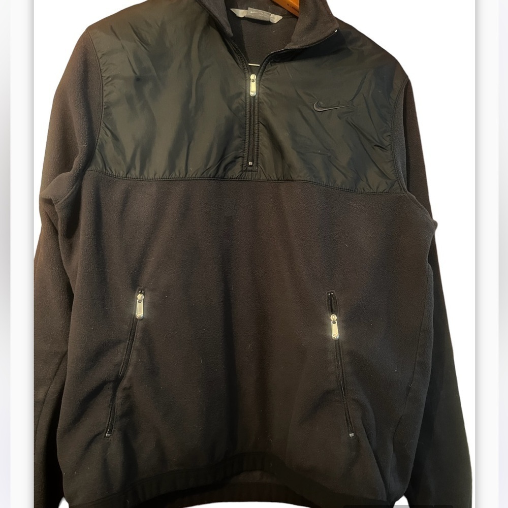 Vintage Y2K Nike Gray Tag Fleece Jacket Sz Medium Unisex Performance Jacket